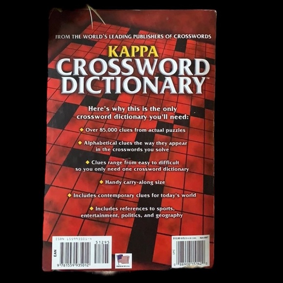 ☄️2/$15 ☄️ Crossword Dictionary - Picture 2 of 4
